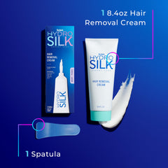 Schick Hydro Silk cream being applied on leg for smooth, even skin.