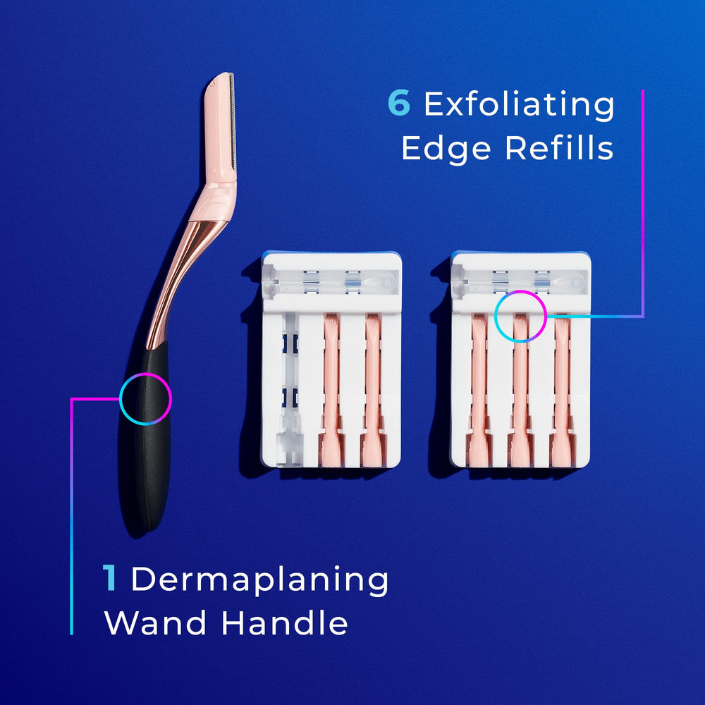 Aftercare routine with moisturizer following dermaplaning.