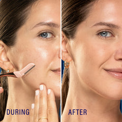 Schick Hydro Silk Dermaplaning Wand weighted handle offers comfortable, precise control.
