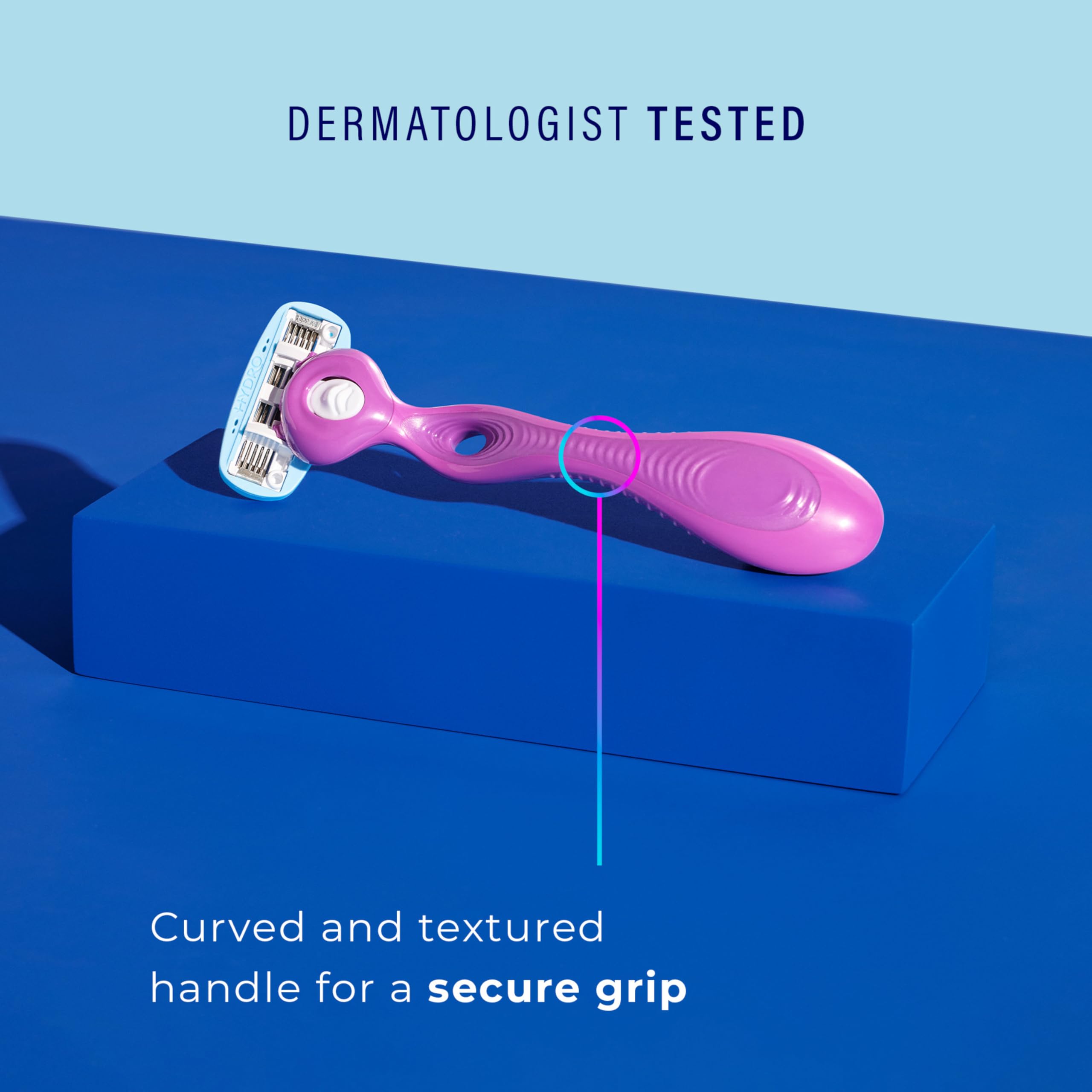 Schick Hydro Silk Moisture matte finish handle detail