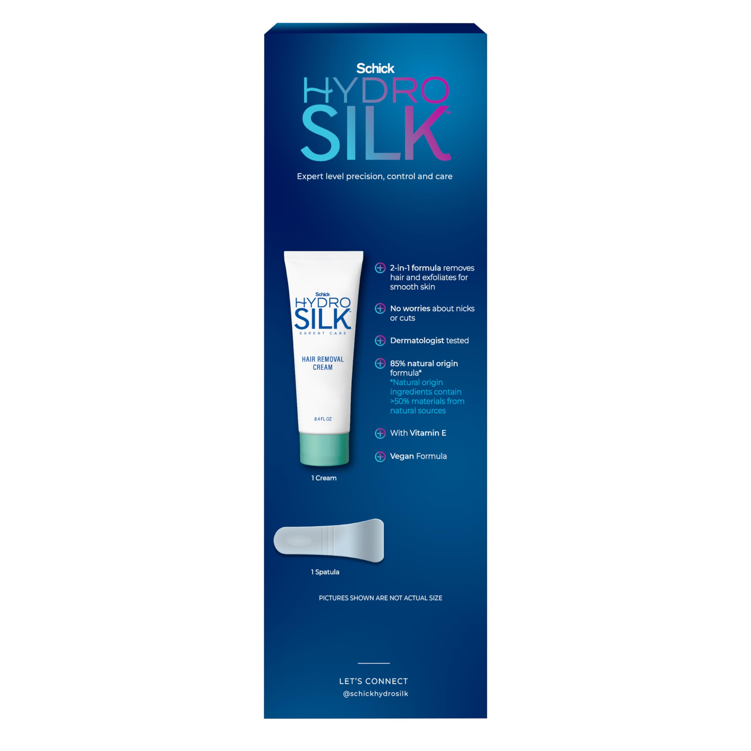 Schick Hydro Silk scent badge indicating fresh, clean fragrance.