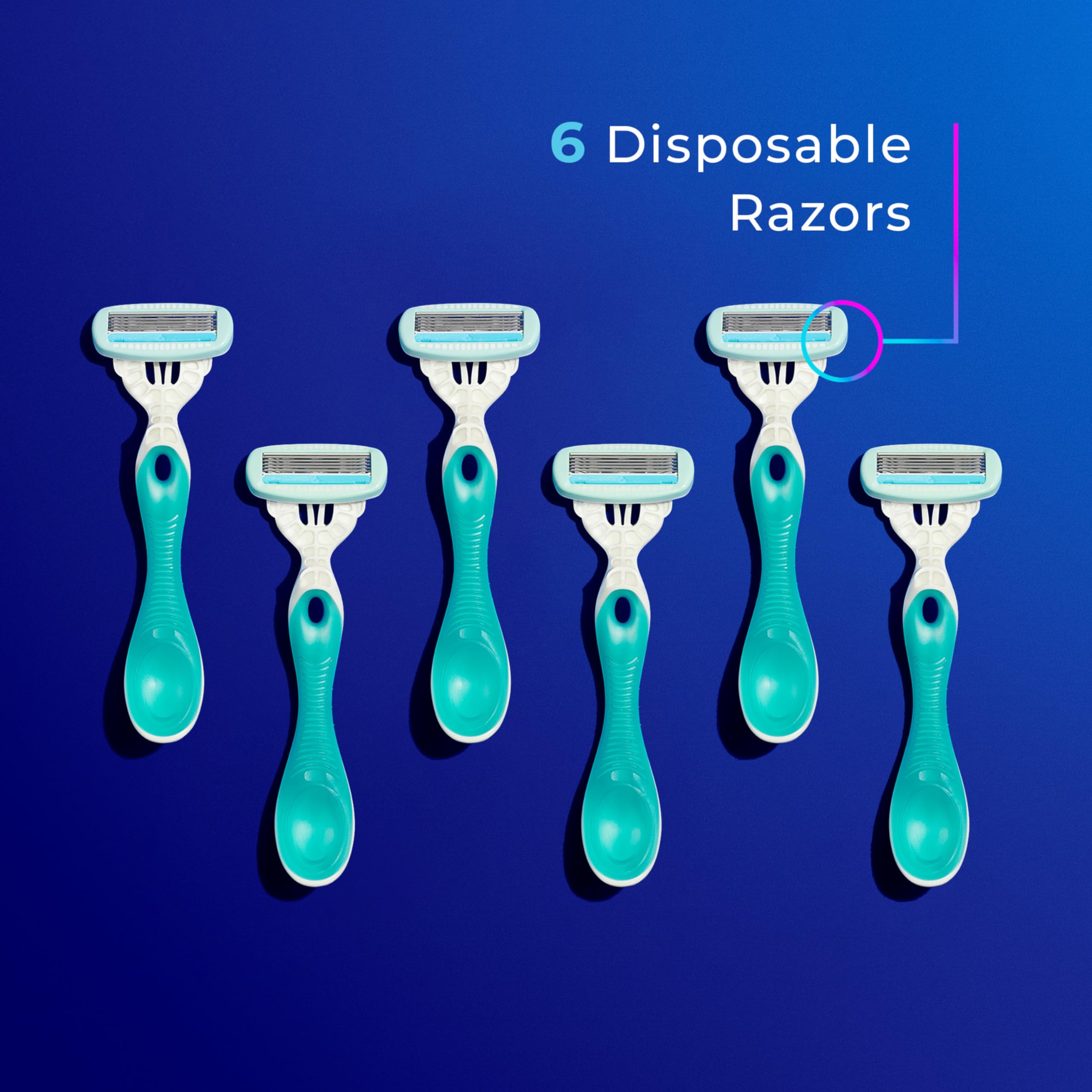 Schick Hydro Silk Sensitive pairs with shave cream for enhanced glide.
