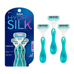Schick Hydro Silk Sensitive razor curve-following design for close shaving