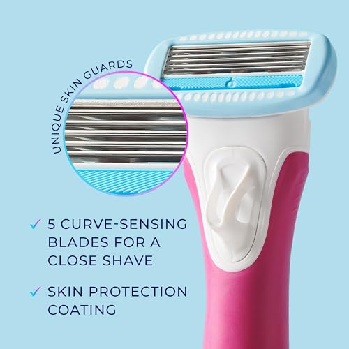 Schick Hydro Silk TrimStyle package contents including handle, refills, and battery