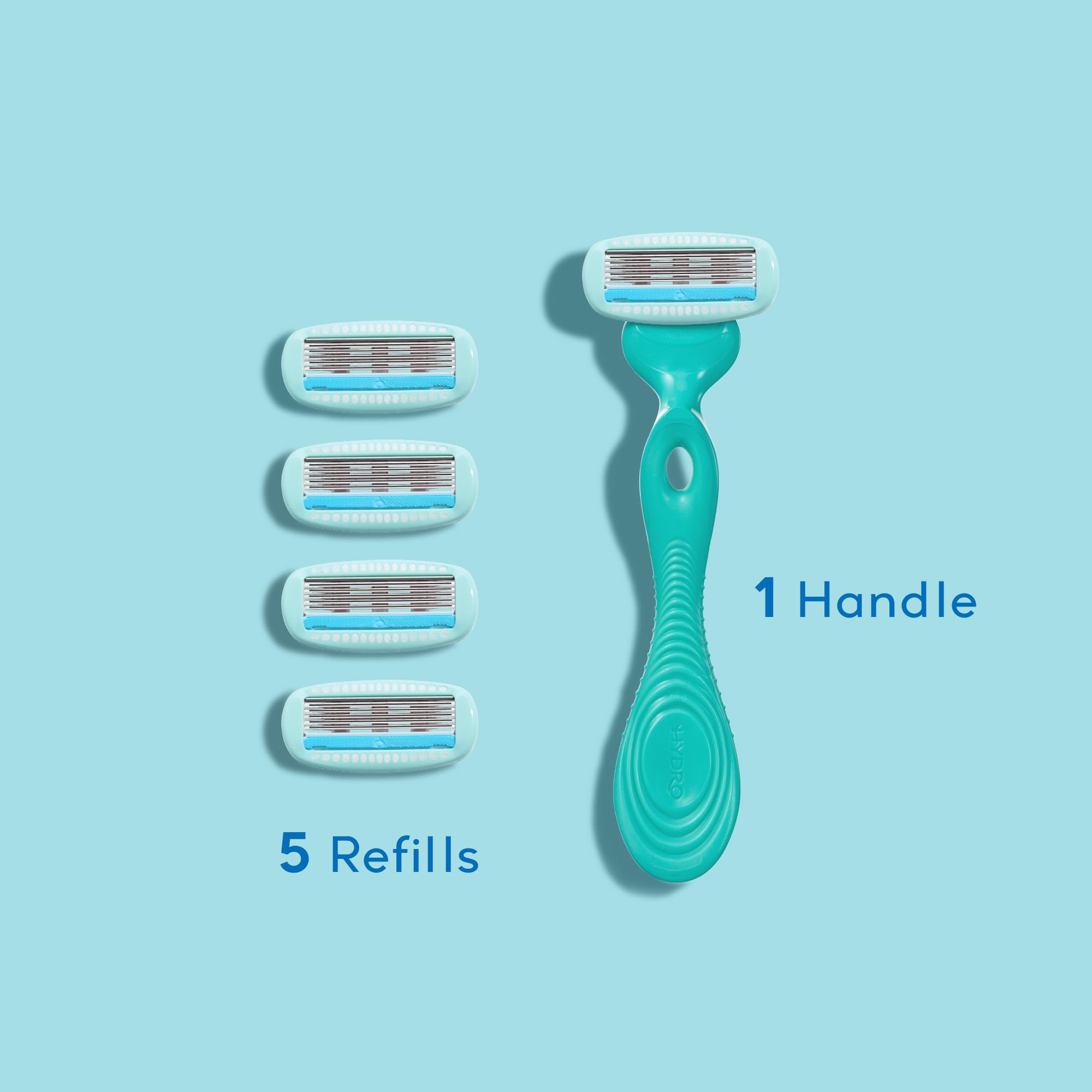 Schick Hydro Silk Ultra Sensitive packaging showcases easy replacement heads.