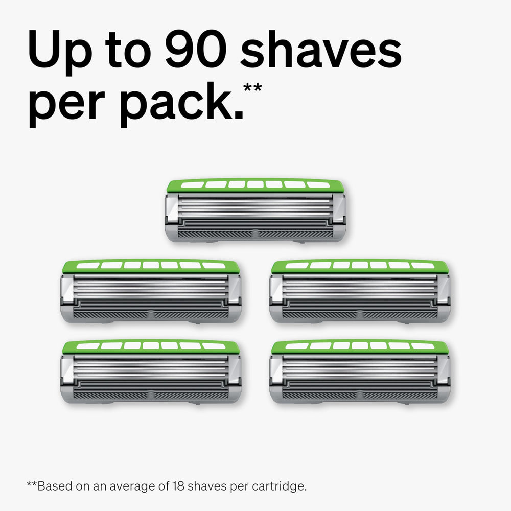 Schick Hydro Ultra Sensitive durable blades pack for long-lasting, close shaves.