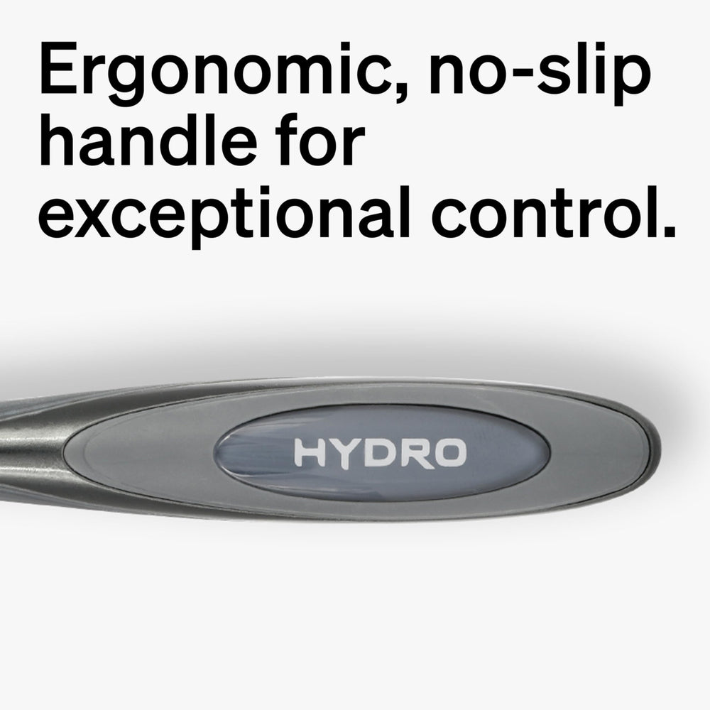 Schick Hydro Ultra Sensitive Razor slim head design for tight spaces