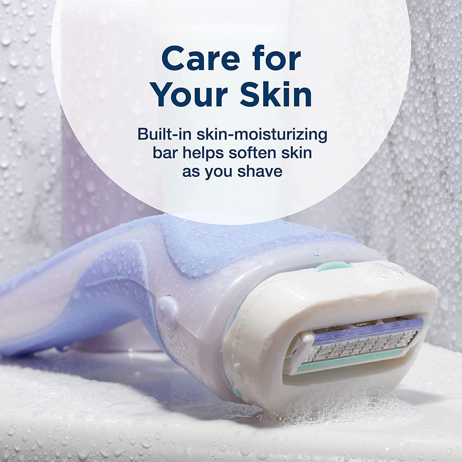 Coconut milk and almond oil in Schick Intuition Pure Nourishment for skin conditioning
