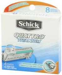 Schick Quattro-compatible refills fit any Men razor for flexible use.