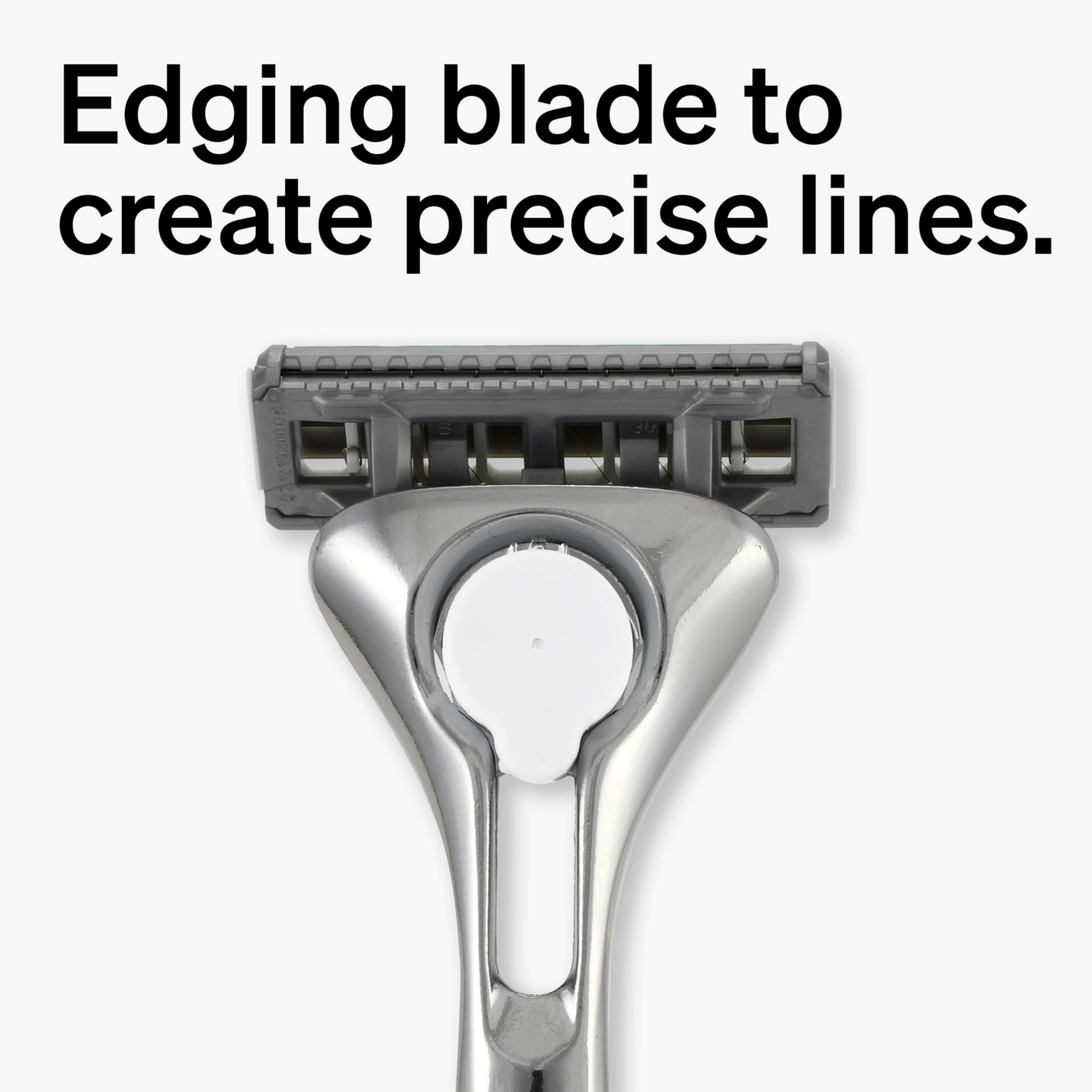 Schick Quattro Titanium pivoting head glides over contours smoothly.