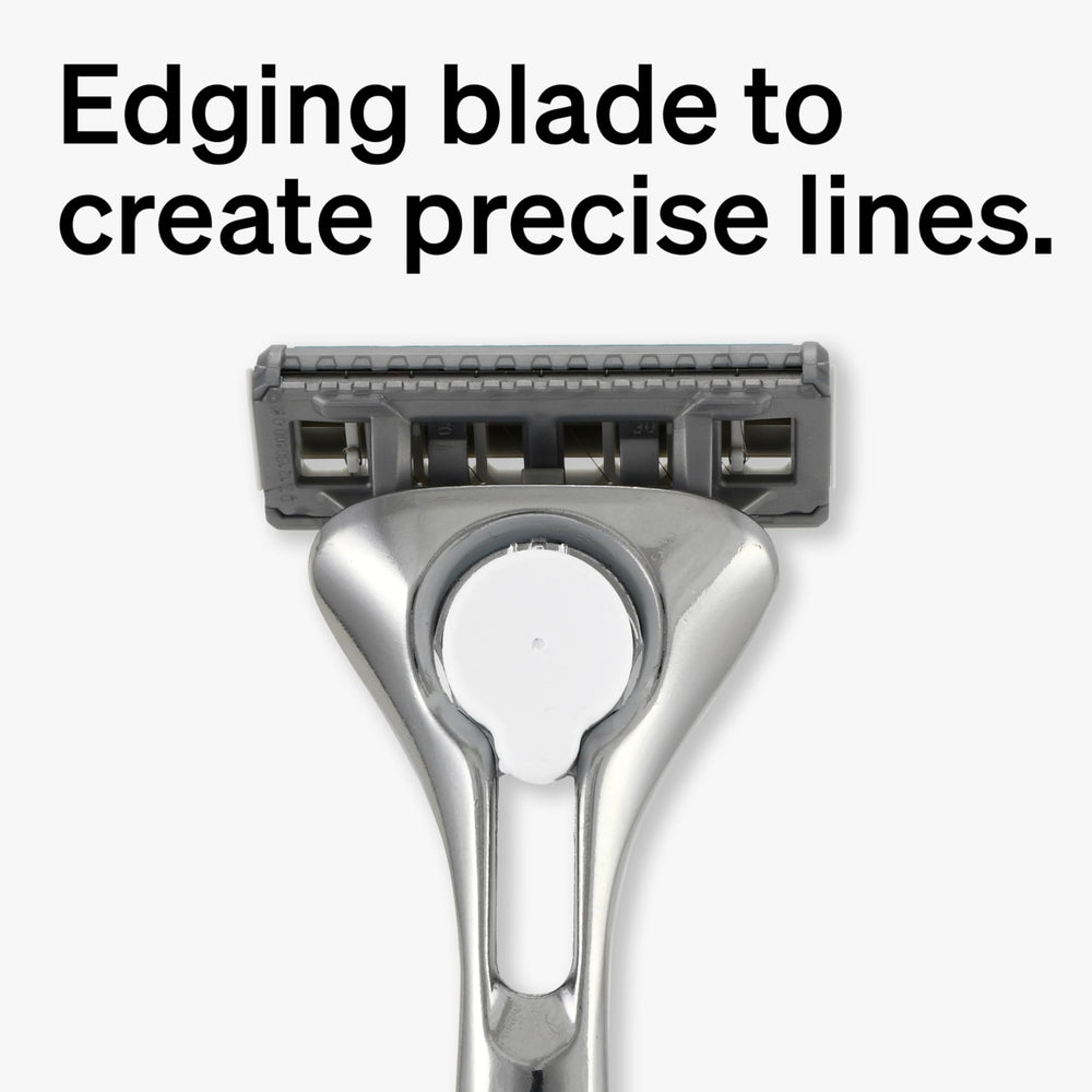 Schick Quattro Titanium pivoting head glides over contours smoothly.