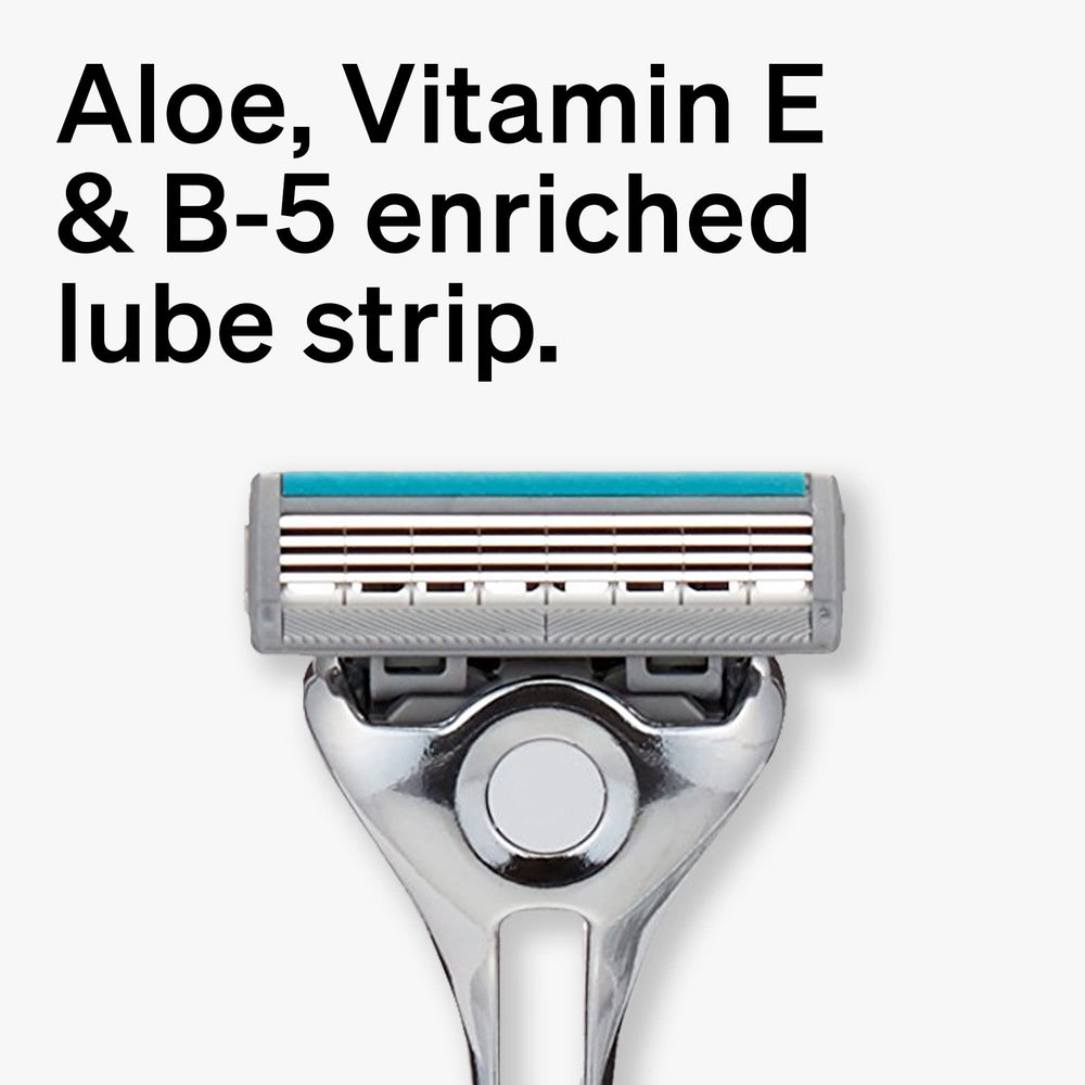 Schick Quattro Titanium Razor skin-friendly glide for a gentle shave.