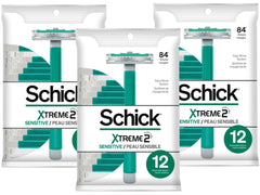 Schick ST2 pack of 3 razor image, non-slip grip for steady shaving