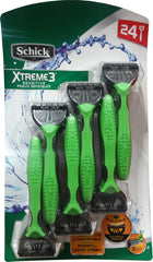 Schick Xtreme 3 Blade Sensitive Razor with Vitamin E & Aloe for a close, comfortable shave.