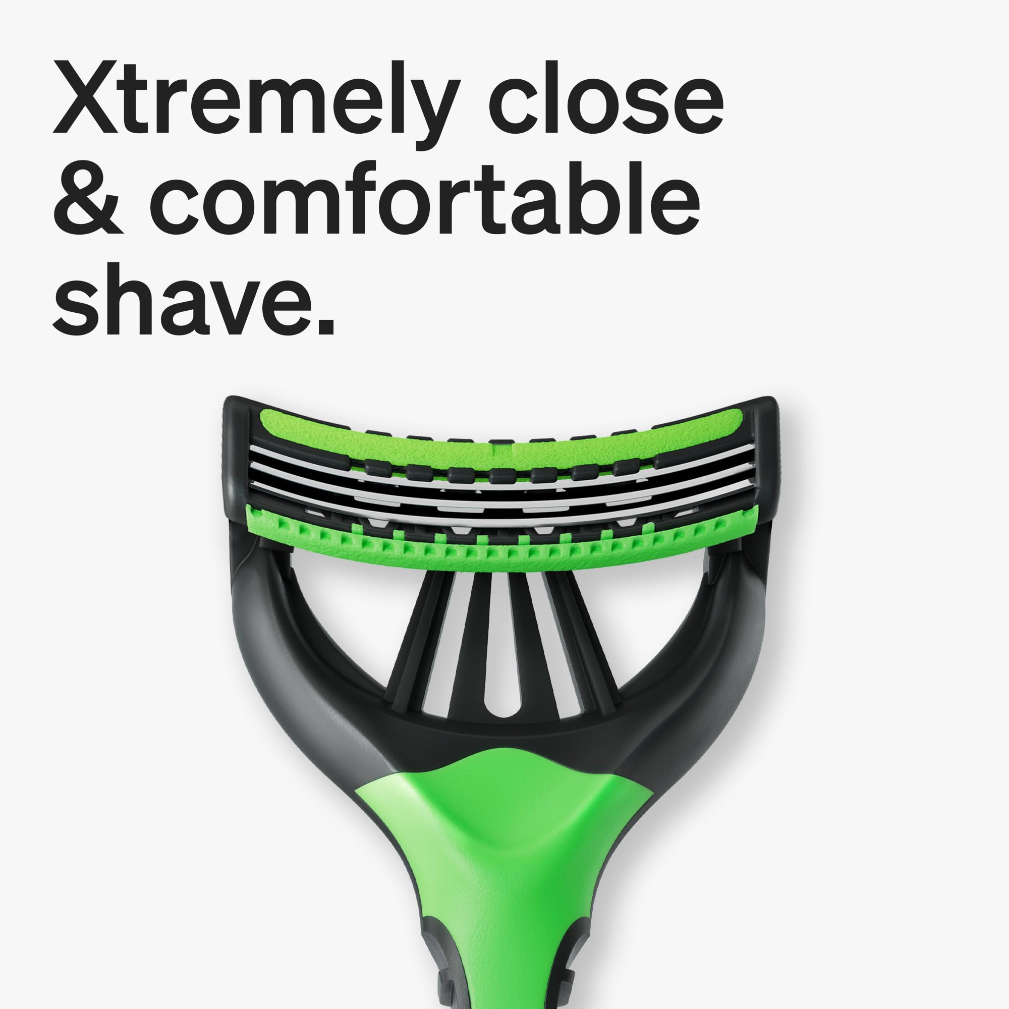 Schick Xtreme3 razor used for head shaving and smooth contours