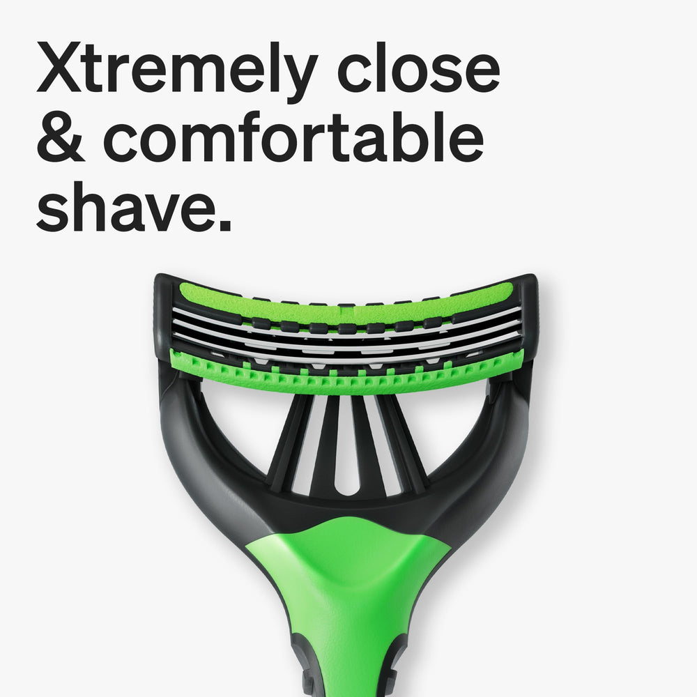 Schick Xtreme3 razor used for head shaving and smooth contours