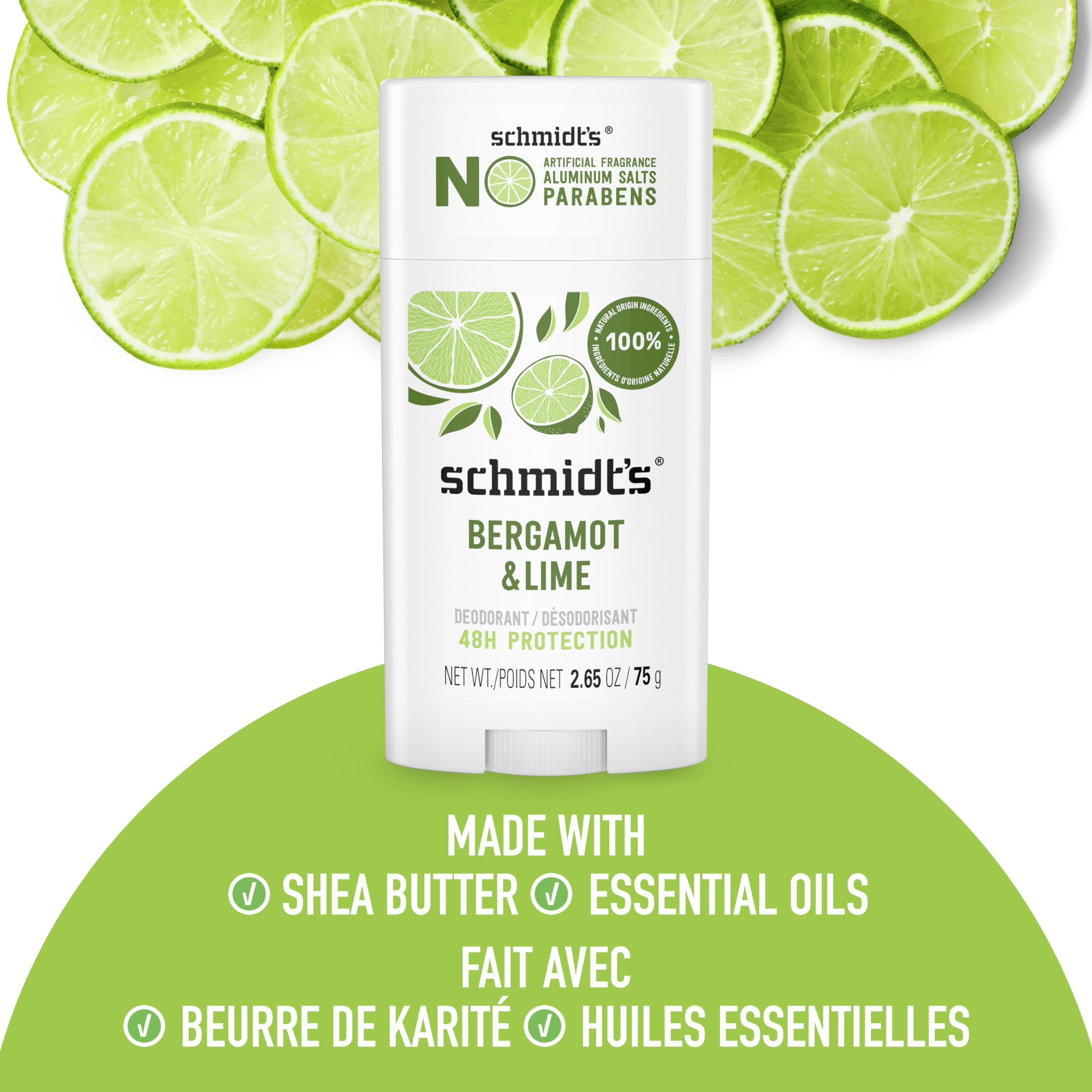Schmidt's Bergamot & Lime cruelty-free symbol signals ethical production