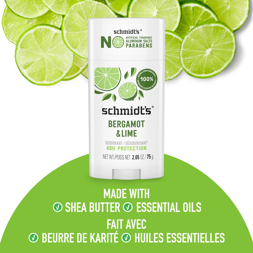 Schmidt's Bergamot & Lime cruelty-free symbol signals ethical production