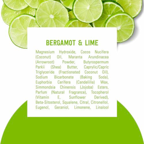 Schmidt's Bergamot & Lime unisex use concept illustrates versatile deodorant.