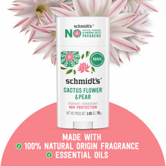 Schmidt's ingredients with magnesium and plant oils for gentle odor control.