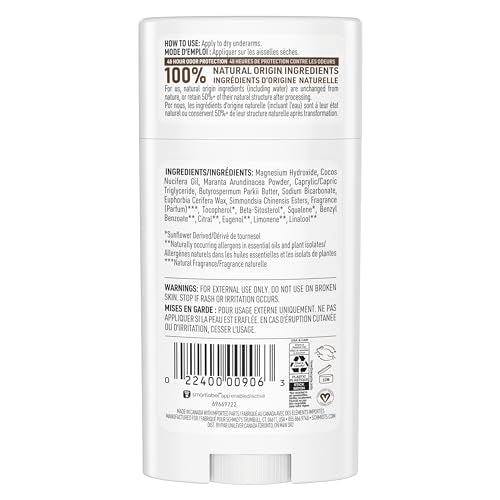 Schmidt's Clean Coconut barra detalle, aplicación suave para uso diario.