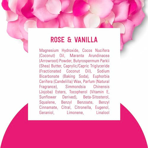 Schmidt's Rosas y vainilla: aroma floral para el día a día.