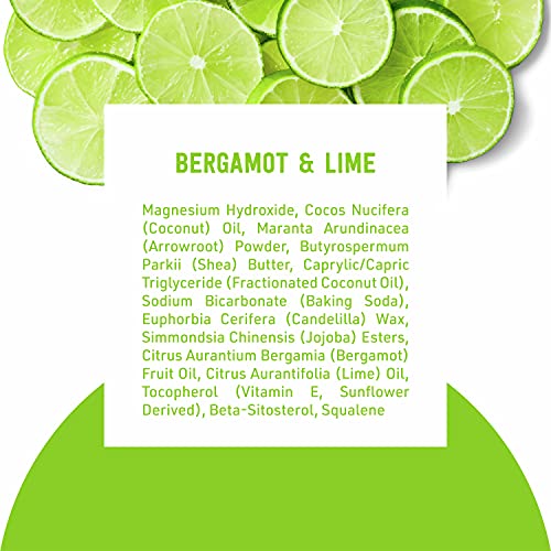 Fragancia natural bergamot-lima de Schmidt's, aroma fresco.