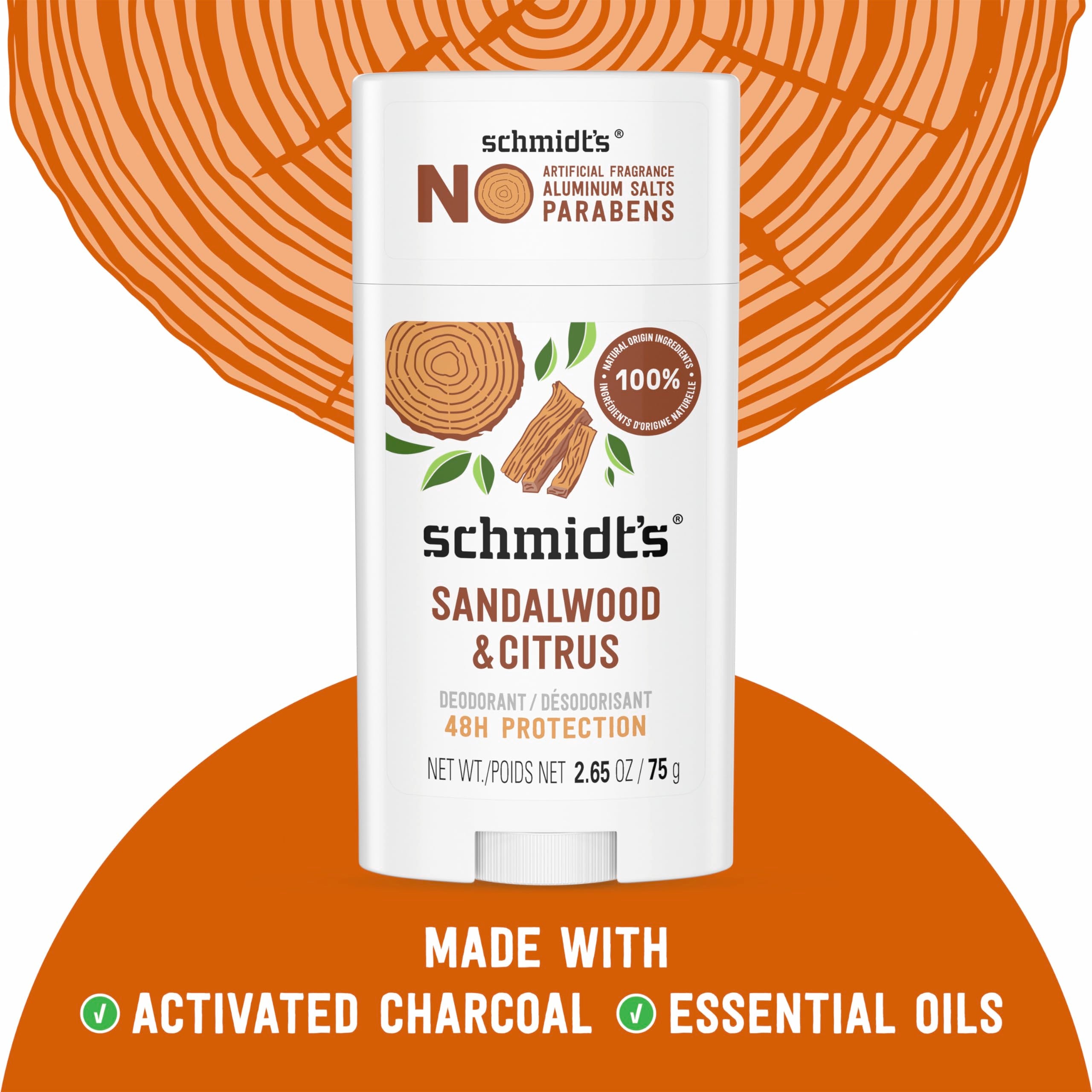 Schmidt's magnesium odor-fighter ingredient for gentle protection