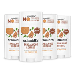 Schmidt's sandalwood and citrus deodorant stick for daily freshness