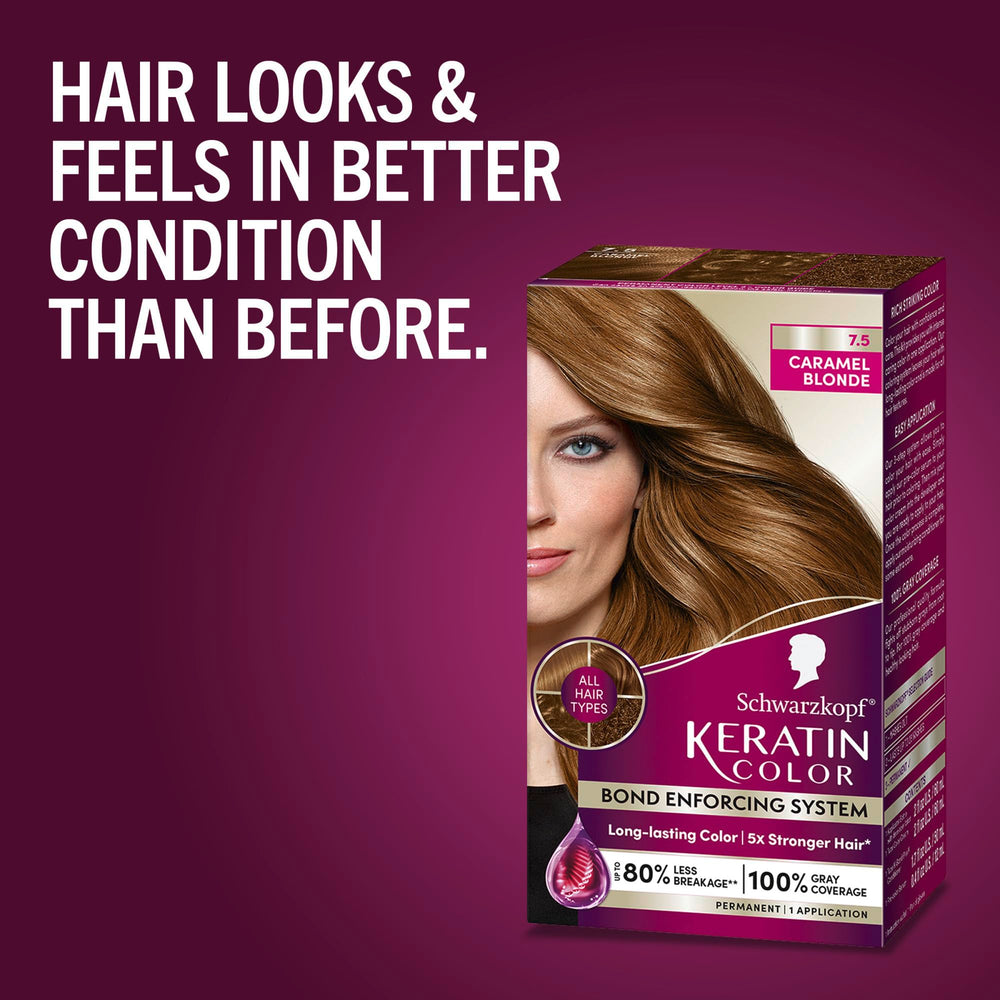 Schwarzkopf color application instructions leaflet with step-by-step guidance.