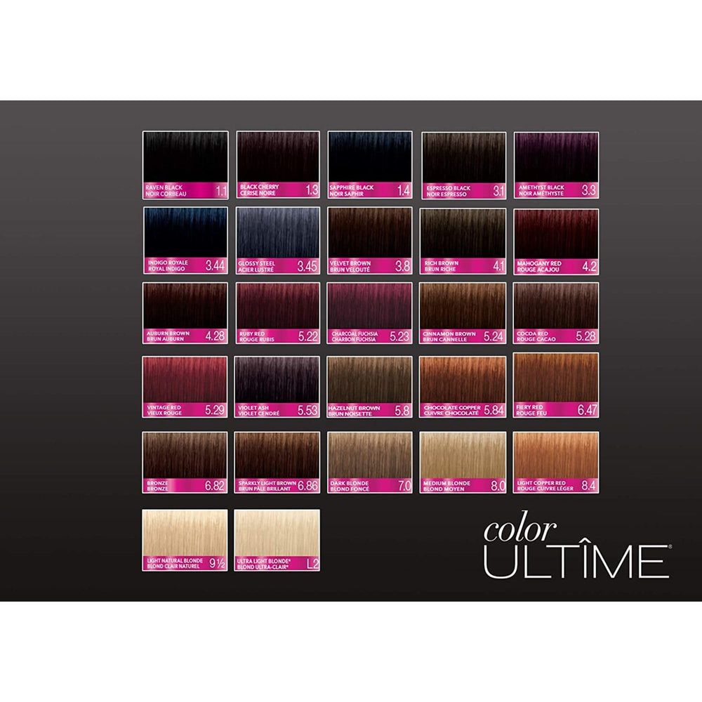 Schwarzkopf Color Ultime application kit with gloves and instructions for easy home dye