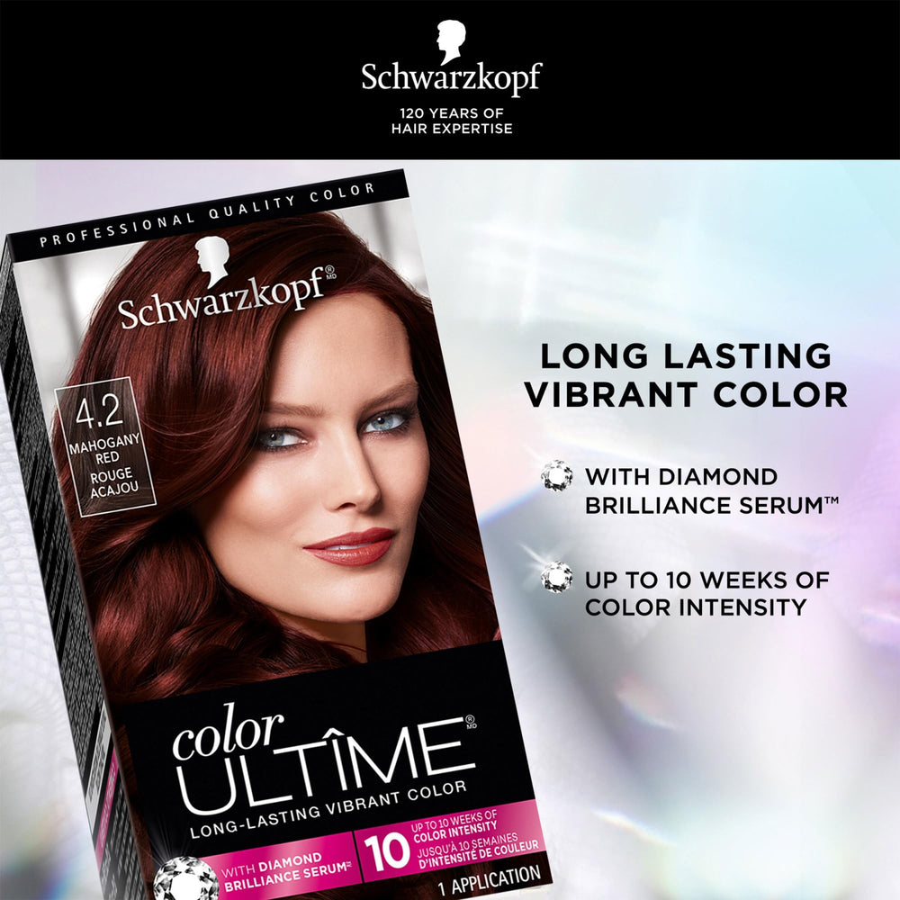 Schwarzkopf Diamond Brilliance Serum image highlighting enhanced shine and depth.