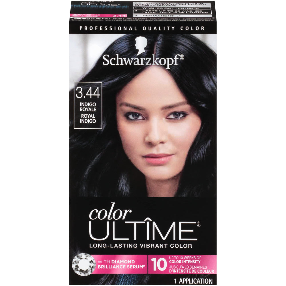Schwarzkopf Color Ultime Indigo Royale bottle with lasting shine
