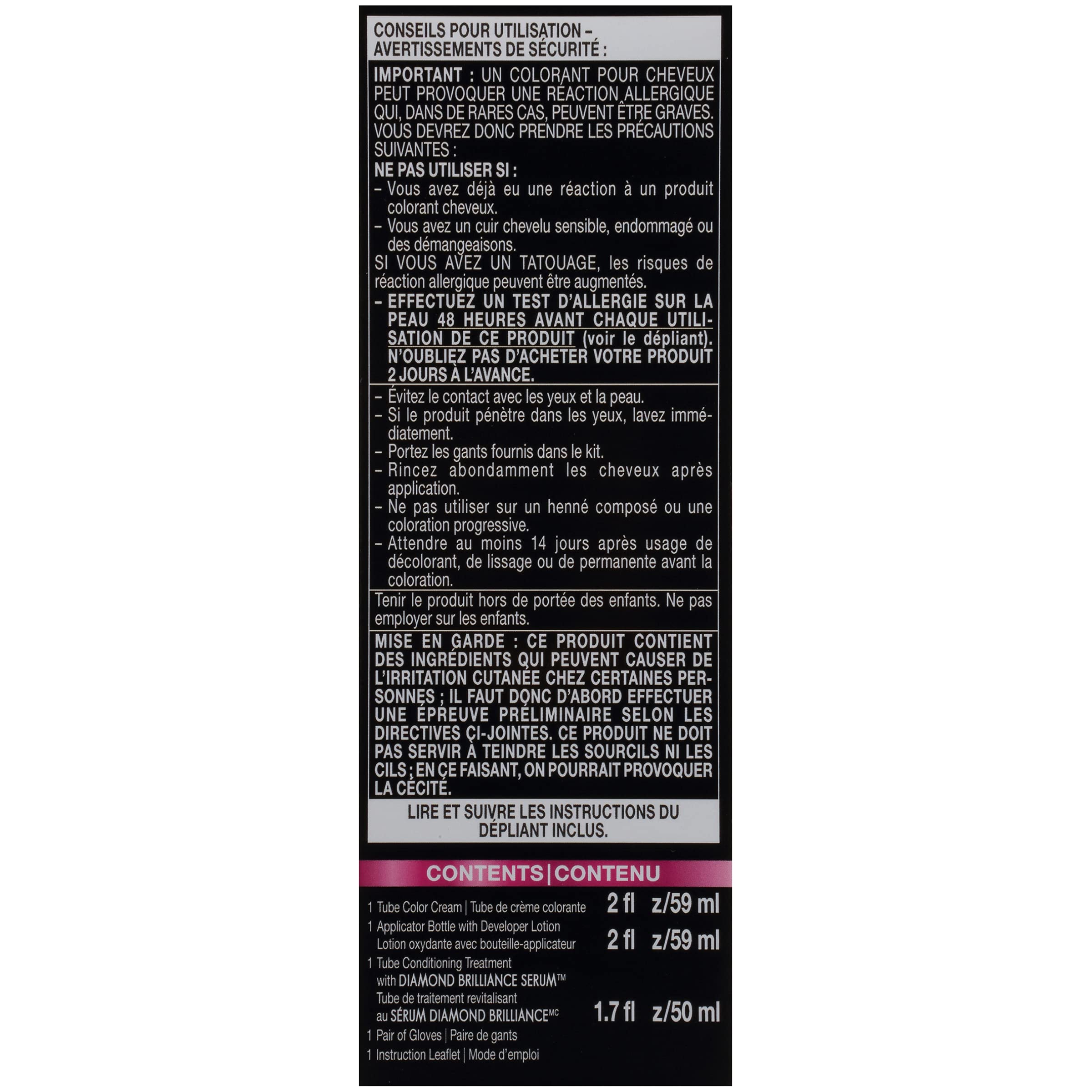 Step-by-step application guide for Schwarzkopf Color Ultime Raven Black.
