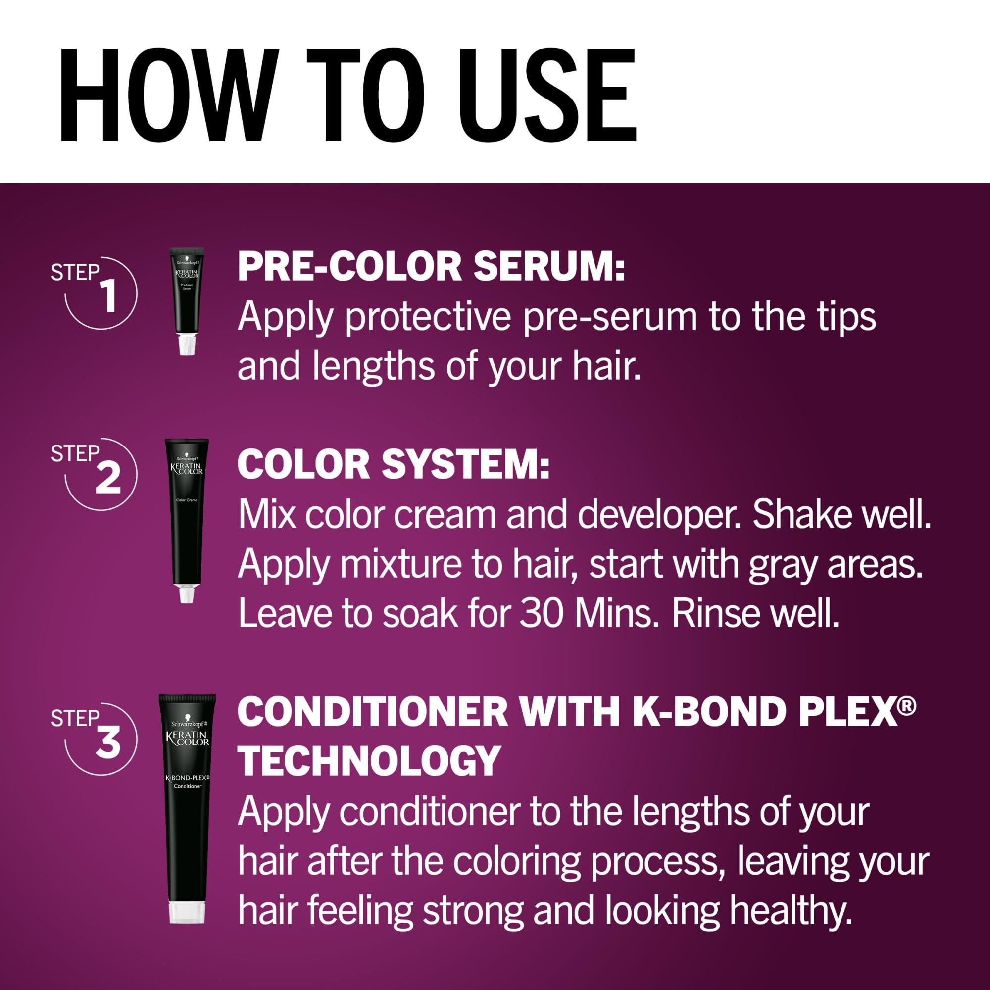 Schwarzkopf disposable gloves included for clean application