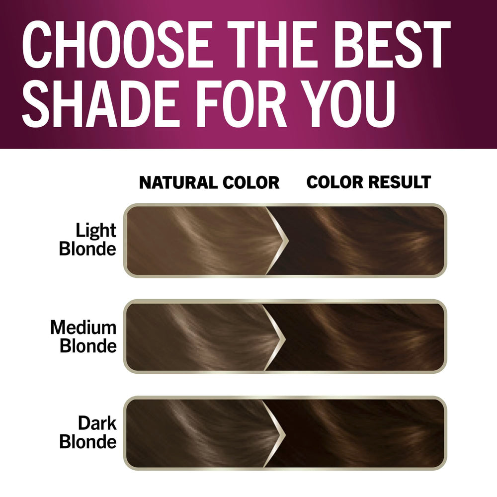 Schwarzkopf hair color results close up showing vibrant tone