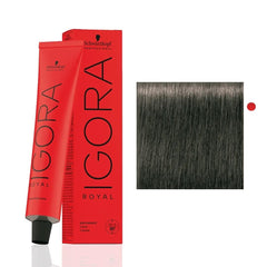 Schwarzkopf Igora Royal 6-1 Dark Blonde Cendre bottle demonstrates even color delivery