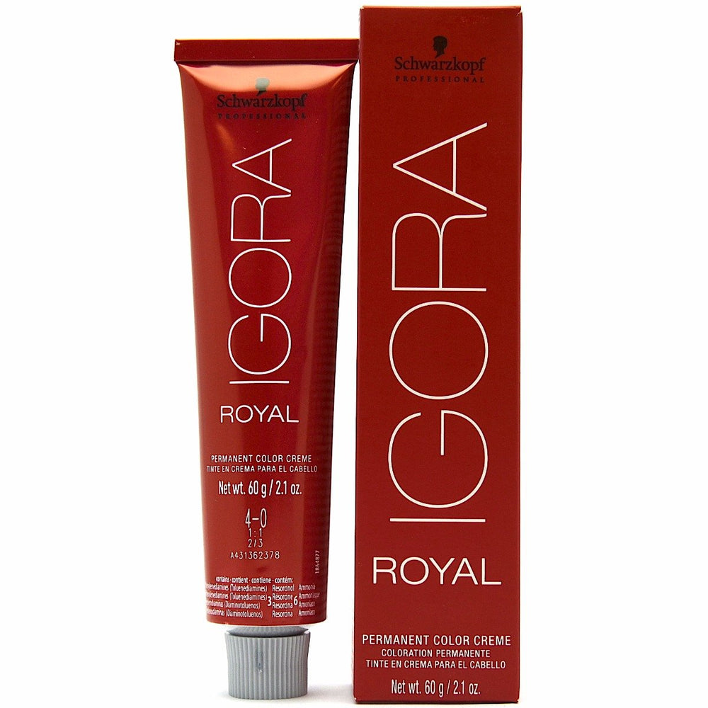 Schwarzkopf Igora Royal 6-88 dark blonde red extra color swatch for vibrant, lasting shade.