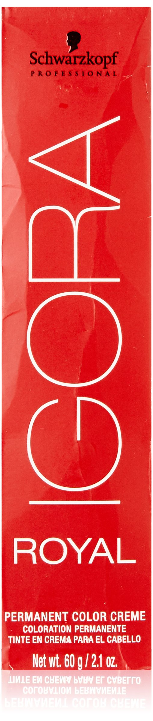 Schwarzkopf Igora Royal color creme tube for precise copper blonde shade and even coverage