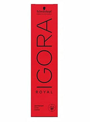 Schwarzkopf Igora Royal 8-77 final result after application with rich copper blonde tones.