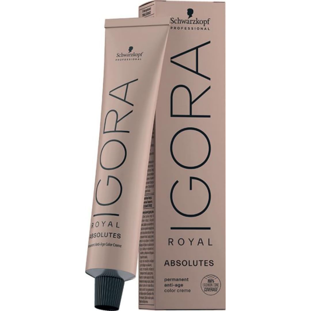 Schwarzkopf Igora Royal Absolutes low odor technology for comfortable at-home coloring.