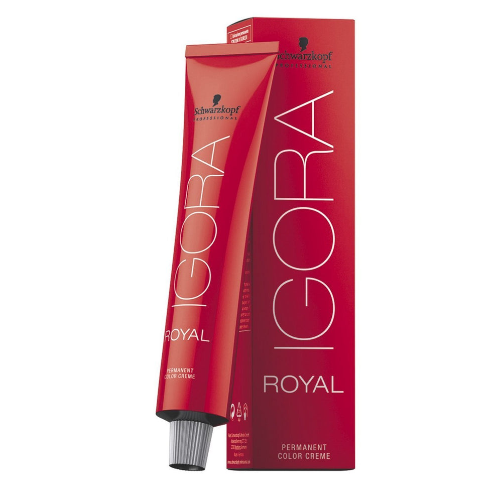Schwarzkopf Igora Royal Copper 9-7 bottle close-up for vibrant long-lasting copper tones