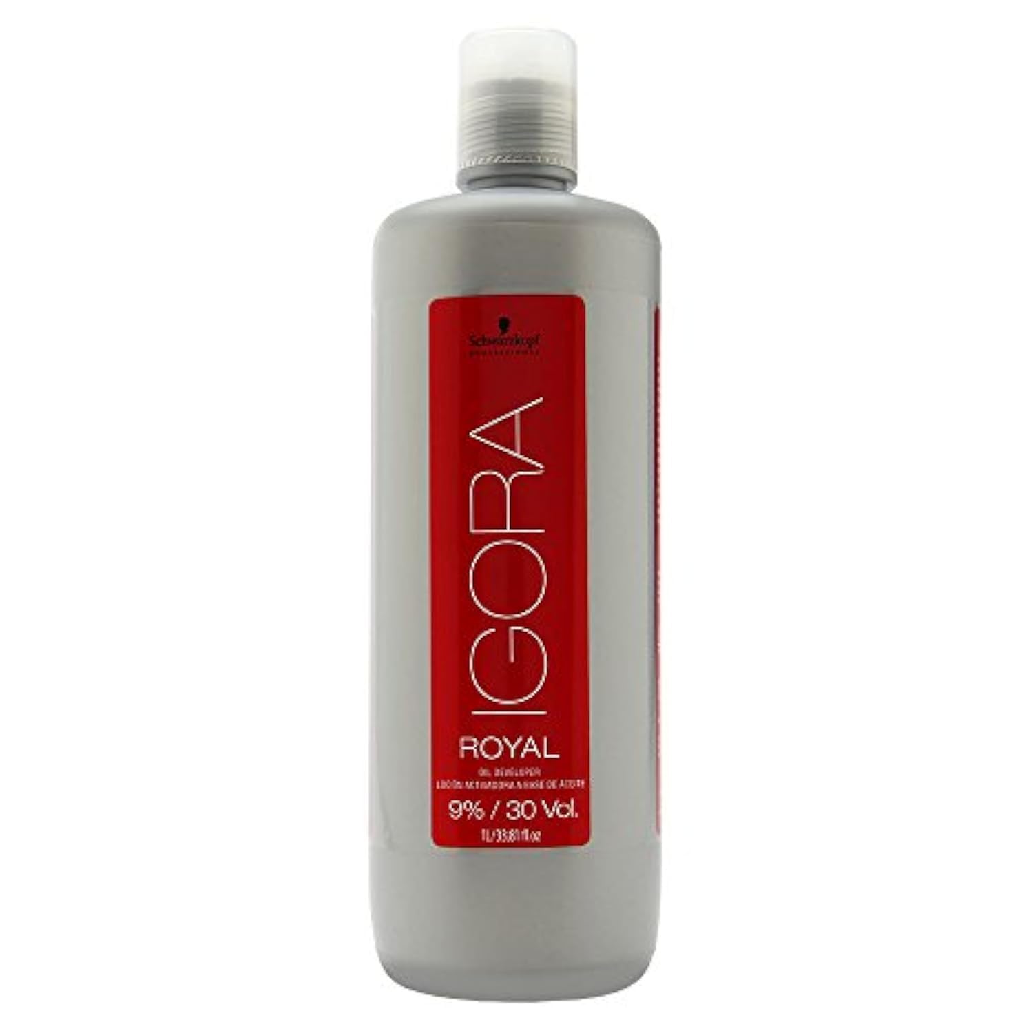 Schwarzkopf Igora Royal Developer bottle showing 30 vol lift capability