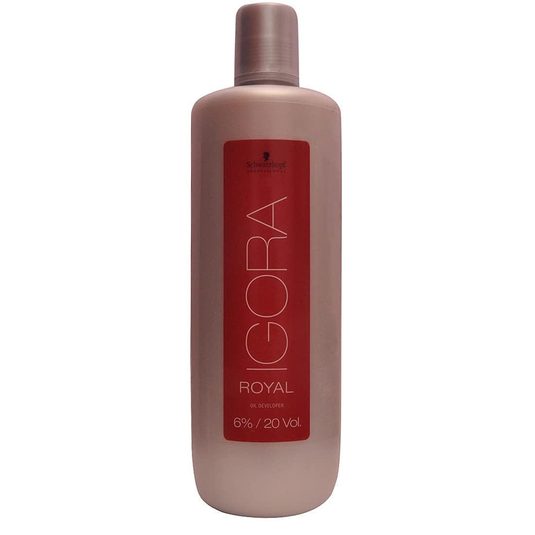 Packaging side view of Schwarzkopf Igora Royal developer for easy handling