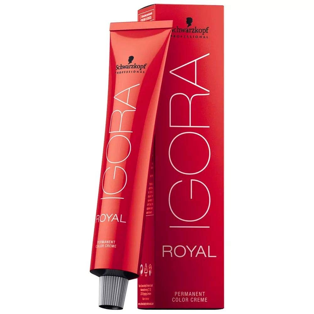 Schwarzkopf Igora Royal 1-0 Black color cream for full gray coverage and vibrant results