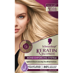 Schwarzkopf Keratin Blonde color cream for up to four level lift and tone
