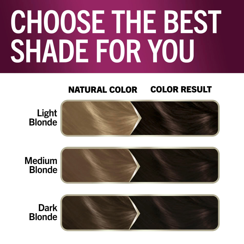 Finished espresso shade on styled hair with vibrant fade-resistant color