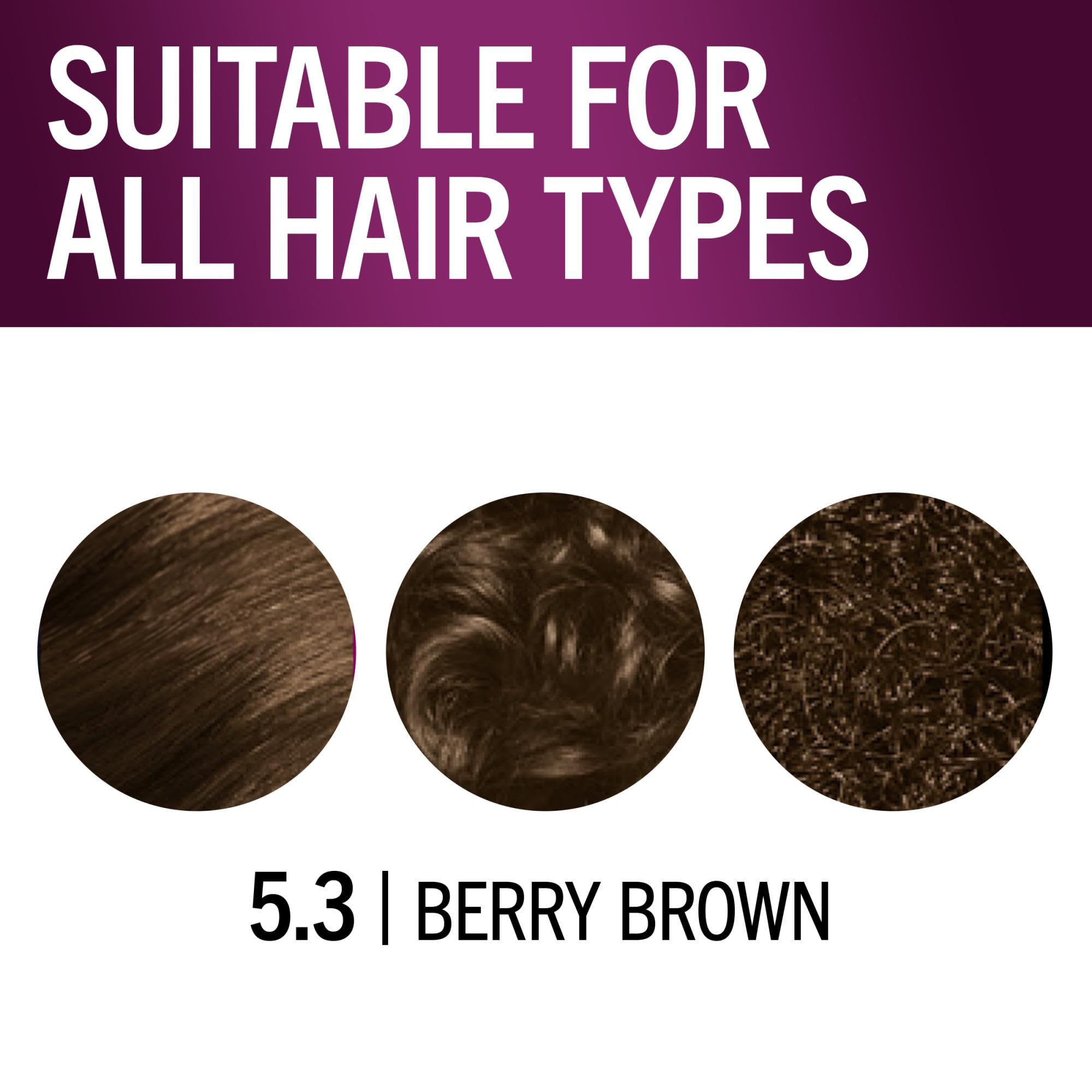 Schwarzkopf Keratin Color Berry Brown developer bottle for even coverage.