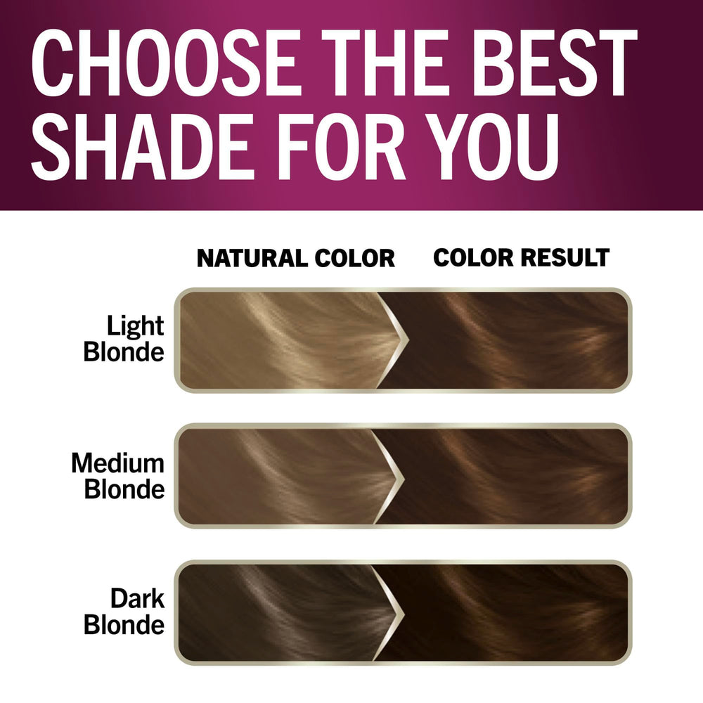 Schwarzkopf Keratin Color Berry Brown finished hair result with shine.