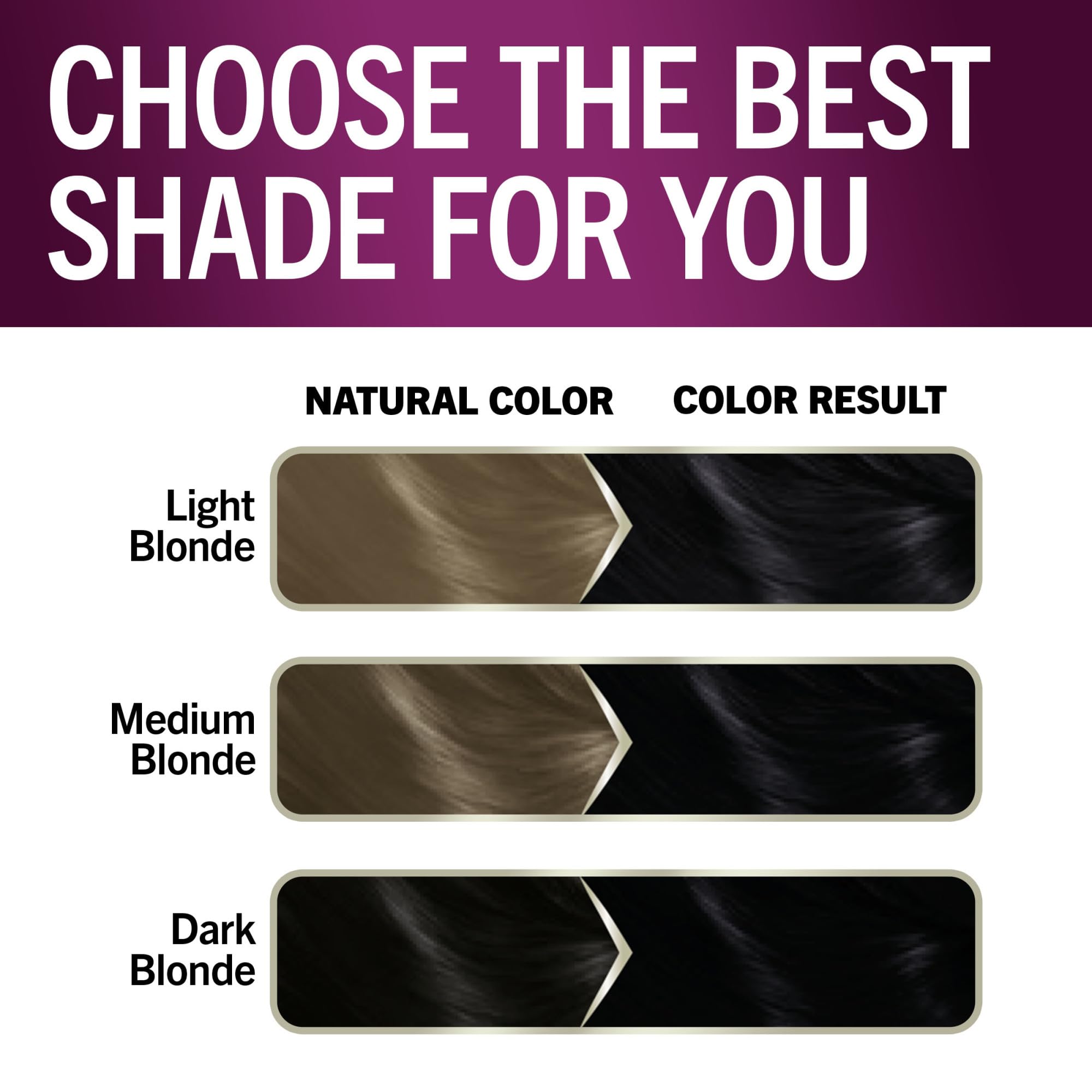 Schwarzkopf Keratin Color finished color result with vibrant, multi-dimensional shade